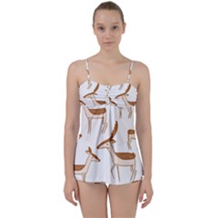 Cute Animal Deer Babydoll Tankini Set by artworkshop