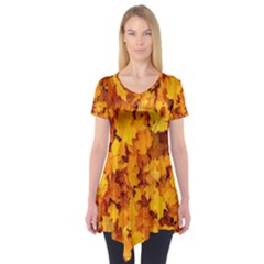 Fall Short Sleeve Tunic  by artworkshop