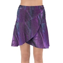 Feather Wrap Front Skirt by artworkshop