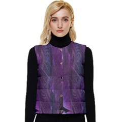 Feather Women s Short Button Up Puffer Vest by artworkshop