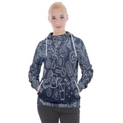 Internet Planet Drinks Women s Hooded Pullover by artworkshop