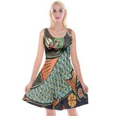 Mosaic Reversible Velvet Sleeveless Dress by artworkshop