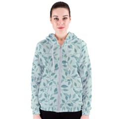 Seamless Foliage Women s Zipper Hoodie by artworkshop