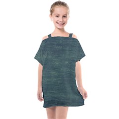 Wooden Wall Kids  One Piece Chiffon Dress by artworkshop