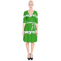 Psych Wrap Up Cocktail Dress by nate14shop