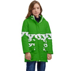 Psych Kid s Hooded Longline Puffer Jacket by nate14shop
