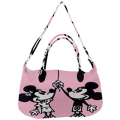 Baloon Love Mickey & Minnie Mouse Removal Strap Handbag by nate14shop