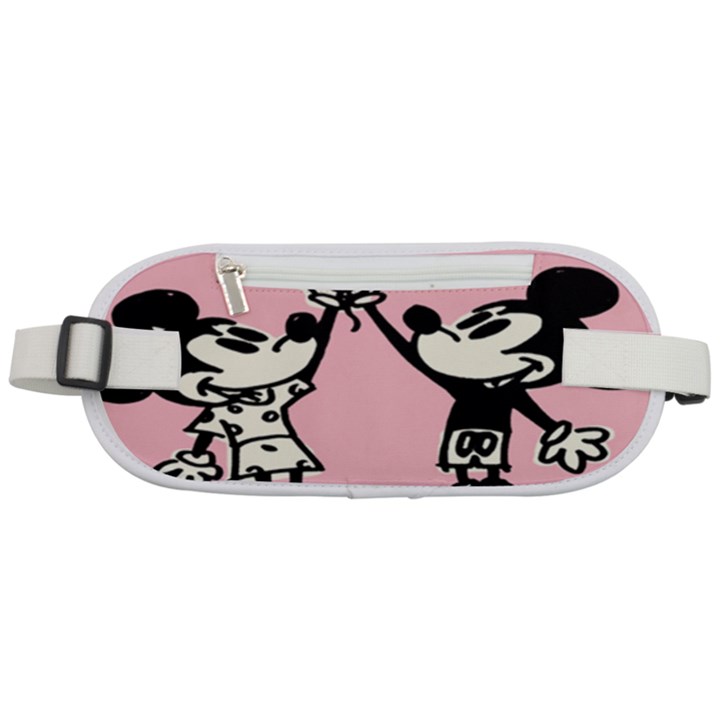 Baloon Love Mickey & Minnie Mouse Rounded Waist Pouch