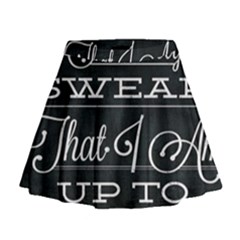 I Solemnly Swear Harry Potter Mini Flare Skirt