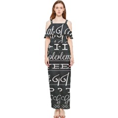 I Solemnly Swear Harry Potter Draped Sleeveless Chiffon Jumpsuit by nate14shop