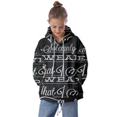 I Solemnly Swear Harry Potter Kids  Oversized Hoodie by nate14shop