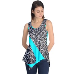 Just Do It Leopard Silver Sleeveless Tunic by nate14shop