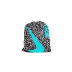 Just Do It Leopard Silver Drawstring Pouch (xs) by nate14shop