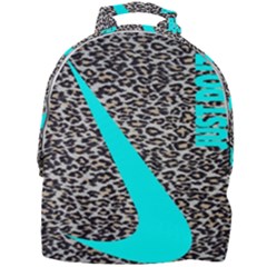 Just Do It Leopard Silver Mini Full Print Backpack by nate14shop