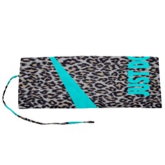 Just Do It Leopard Silver Roll Up Canvas Pencil Holder (s) by nate14shop