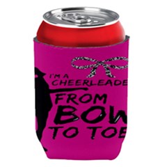 Bow To Toe Cheer Pink Can Holder