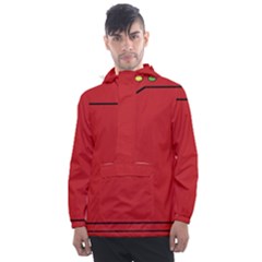 Pokedex Men s Front Pocket Pullover Windbreaker by nate14shop