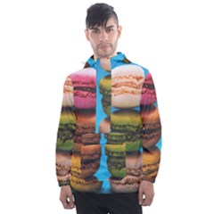 Colorful 0011 Men s Front Pocket Pullover Windbreaker by nate14shop