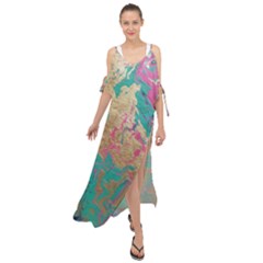 Freedom To Pour Maxi Chiffon Cover Up Dress by Hayleyboop