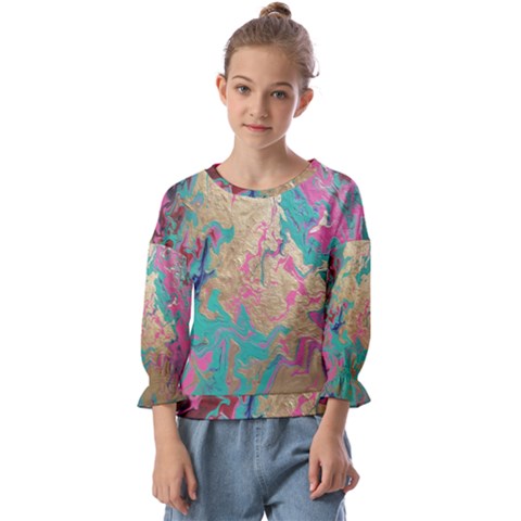 Freedom To Pour Kids  Cuff Sleeve Top by Hayleyboop