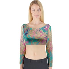 Freedom To Pour Long Sleeve Crop Top