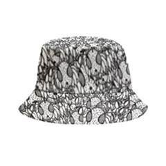 Sketchy Monster Insect Drawing Motif Pattern Bucket Hat by dflcprintsclothing