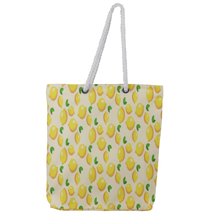 Background-a 001 Full Print Rope Handle Tote (Large)