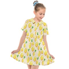 Background-a 001 Kids  Short Sleeve Shirt Dress