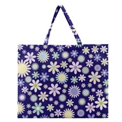 Background-a 002 Zipper Large Tote Bag by nate14shop