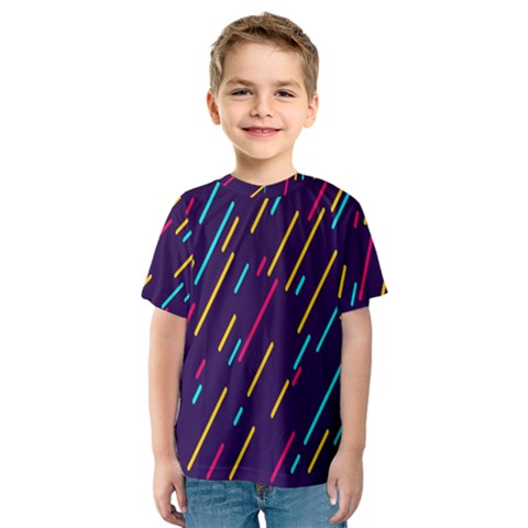 Background-a 008 Kids  Sport Mesh Tee by nate14shop