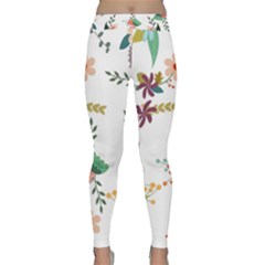 Background-a 011 Classic Yoga Leggings