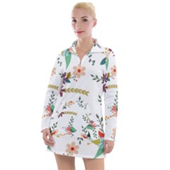 Background-a 011 Women s Long Sleeve Casual Dress by nate14shop