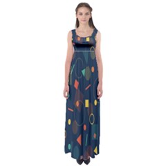 Background-a 012 Empire Waist Maxi Dress by nate14shop