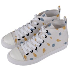 Background-a 016 Women s Mid-top Canvas Sneakers