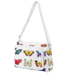 Butterflay Front Pocket Crossbody Bag by nate14shop