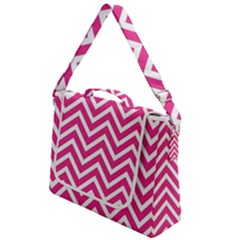 Chevrons - Pink Box Up Messenger Bag by nate14shop