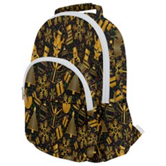 Christmas-a 001 Rounded Multi Pocket Backpack by nate14shop