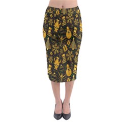 Christmas-a 001 Midi Pencil Skirt