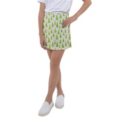 Christmas-a 002 Kids  Tennis Skirt