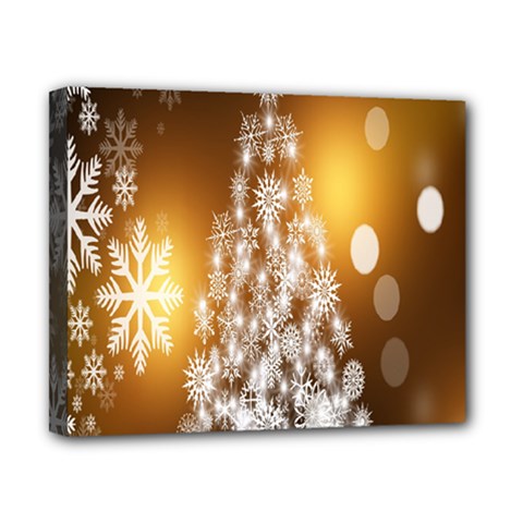 Christmas-tree-a 001 Canvas 10  x 8  (Stretched)