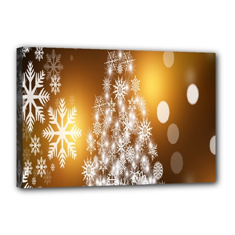 Christmas-tree-a 001 Canvas 18  x 12  (Stretched)