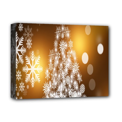 Christmas-tree-a 001 Deluxe Canvas 16  x 12  (Stretched) 