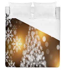 Christmas-tree-a 001 Duvet Cover (Queen Size)