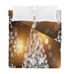 Christmas-tree-a 001 Duvet Cover Double Side (Full/ Double Size)
