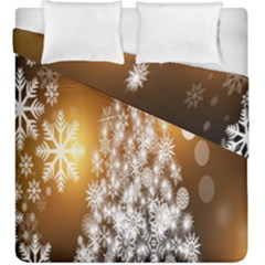 Christmas-tree-a 001 Duvet Cover Double Side (King Size)
