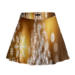 Christmas-tree-a 001 Mini Flare Skirt