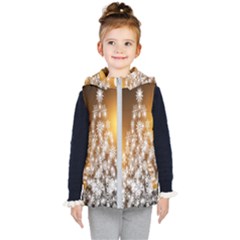 Christmas-tree-a 001 Kids  Hooded Puffer Vest