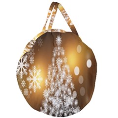 Christmas-tree-a 001 Giant Round Zipper Tote