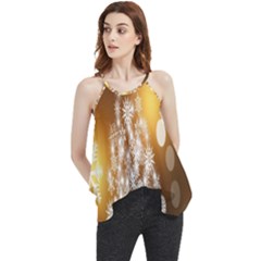 Christmas-tree-a 001 Flowy Camisole Tank Top