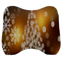 Christmas-tree-a 001 Velour Head Support Cushion